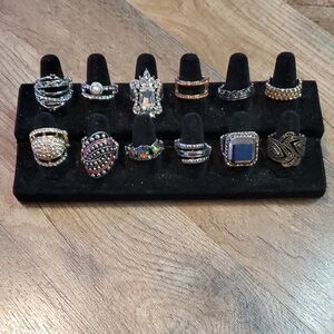 Elegant Assorted Rings Set
